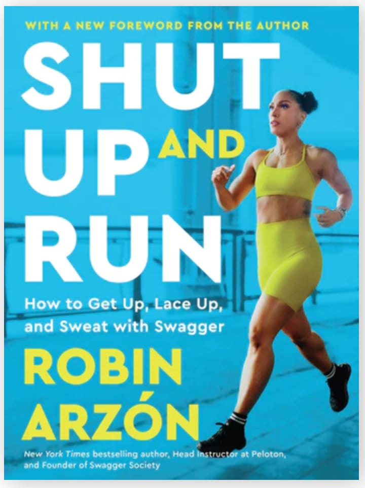 New "Shut Up and Run" cover. Image credit HarperCollins.